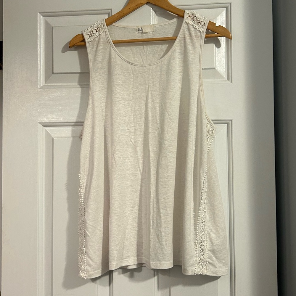 GAP Linen Lace Tank